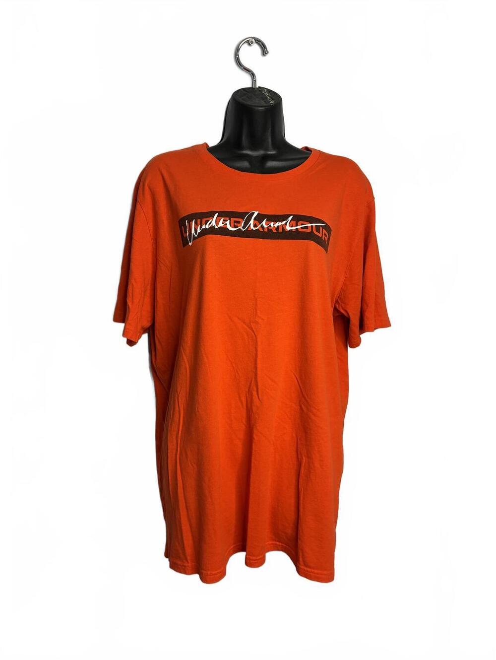 Under Armour Orange Performance Graphic T-Shirt Men's XXL